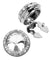 Vittorio Vico  Men's Crystal Colorstone Button Cover