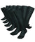 Vittorio Farina Men's Ribbed Shear Nylon Over The Calf Dress Socks