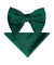 Vittorio Farina Men's Velvet Teardrop Bow Tie & Pocket Square in Gift Box