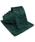 Vittorio Farina Men's Woven Paisley Necktie & Pocket Square