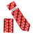 Vittorio Farina Men's Geometric Design Necktie & Pocket Square