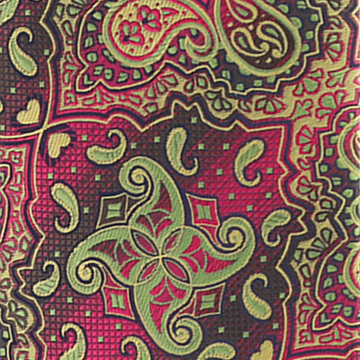 Vittorio Farina Paisley Designer Necktie &amp; Pocket Square - NH-D-1323 - Classy Cufflinks