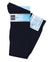 Vittorio Farina Men's Ribbed Shear Nylon Over The Calf Dress Socks