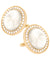 Vittorio Vico Discus Crystal Colorstone Bling Cufflinks: CL11XX Series