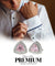 Vittorio Vico Men's Large Triangular Crystal Diamond Set Cufflinks: CL72XX Series