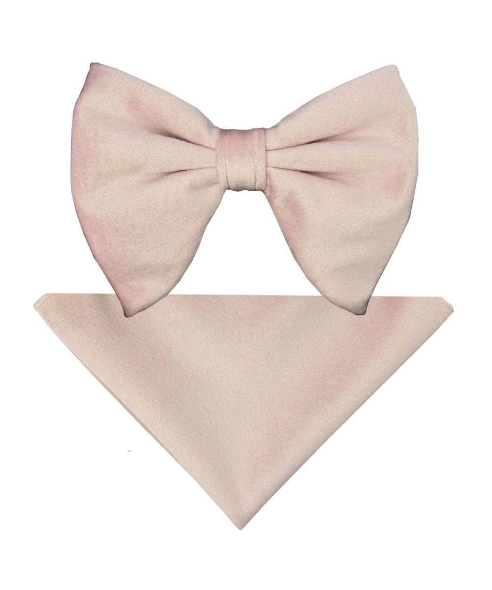 Vittorio Farina Men's Velvet Teardrop Bow Tie &amp; Pocket Square in Gift Box