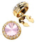 Vittorio Vico  Men's Crystal Colorstone Button Cover