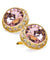 Vittorio Vico Large Bling Colorstone Cufflinks: CL15XX Series