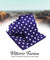 Vittorio Farina Men's Polka Dot Satin Necktie & Pocket Square