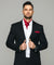 Vittorio Farina Men's Woven Pasiley Ascot & Pocket Square