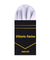 Vittorio Farina Men's Pre - Folded Pocket Square: Puff - PS - PREFOLD - PUFF_SILVER - Classy Cufflinks