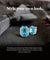 Vittorio Vico Large Rectangular Diamond Flanked Colorstone Crystal Cufflinks: CL 74XX Series
