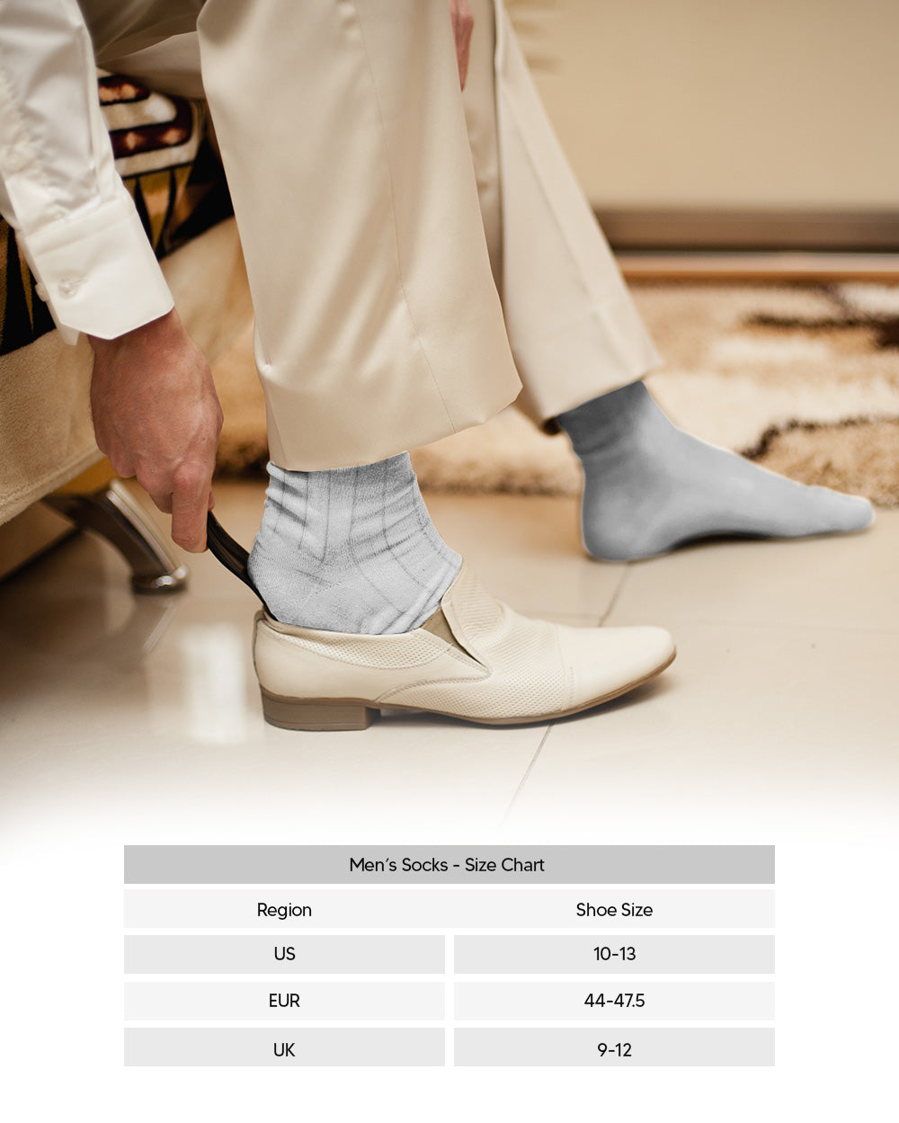 Vittorio Farina Men's Ribbed Shear Nylon Over The Calf Dress Socks