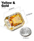 Vittorio Vico Large Big Rectangular Crystal Colorstone Cufflinks: CL73XX Series