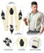 Vittorio Farina Men's Convertible Suspender in Gift Box: 70% Polyester & 30% Elastomer