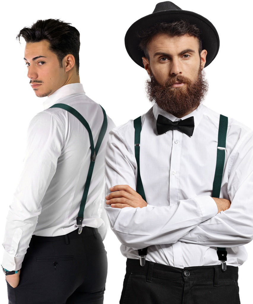 Vittorio Farina Men's Convertible Suspender in Gift Box: 70% Polyester &amp; 30% Elastomer