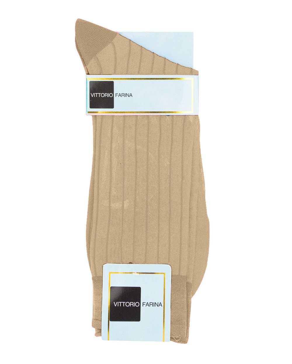 Vittorio Farina Men's Ribbed Shear Nylon Anklet Dress Socks - ank - black - s3 - 3 - Classy Cufflinks