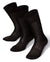 Vittorio Farina Men's Ribbed Shear Nylon Anklet Dress Socks - ank - brown - 3 - Classy Cufflinks