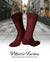 Vittorio Farina Men's Ribbed Shear Nylon Anklet Dress Socks - ank - burg - 12 - Classy Cufflinks