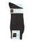 Vittorio Farina Men's Ribbed Shear Nylon Anklet Dress Socks - ank - charcoal - 12 - Classy Cufflinks