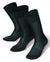 Vittorio Farina Men's Ribbed Shear Nylon Anklet Dress Socks - ank - charcoal - 3 - Classy Cufflinks