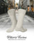 Vittorio Farina Men's Ribbed Shear Nylon Anklet Dress Socks - ank - ivory - 12 - Classy Cufflinks