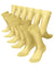 Vittorio Farina Men's Ribbed Shear Nylon Anklet Dress Socks - ank - maize - 12 - Classy Cufflinks