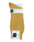 Vittorio Farina Men's Ribbed Shear Nylon Anklet Dress Socks - ank - mustard - 12 - Classy Cufflinks