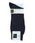 Vittorio Farina Men's Ribbed Shear Nylon Anklet Dress Socks - ank - navy - 12 - Classy Cufflinks