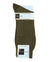 Vittorio Farina Men's Ribbed Shear Nylon Anklet Dress Socks - ank - olive - 12 - Classy Cufflinks