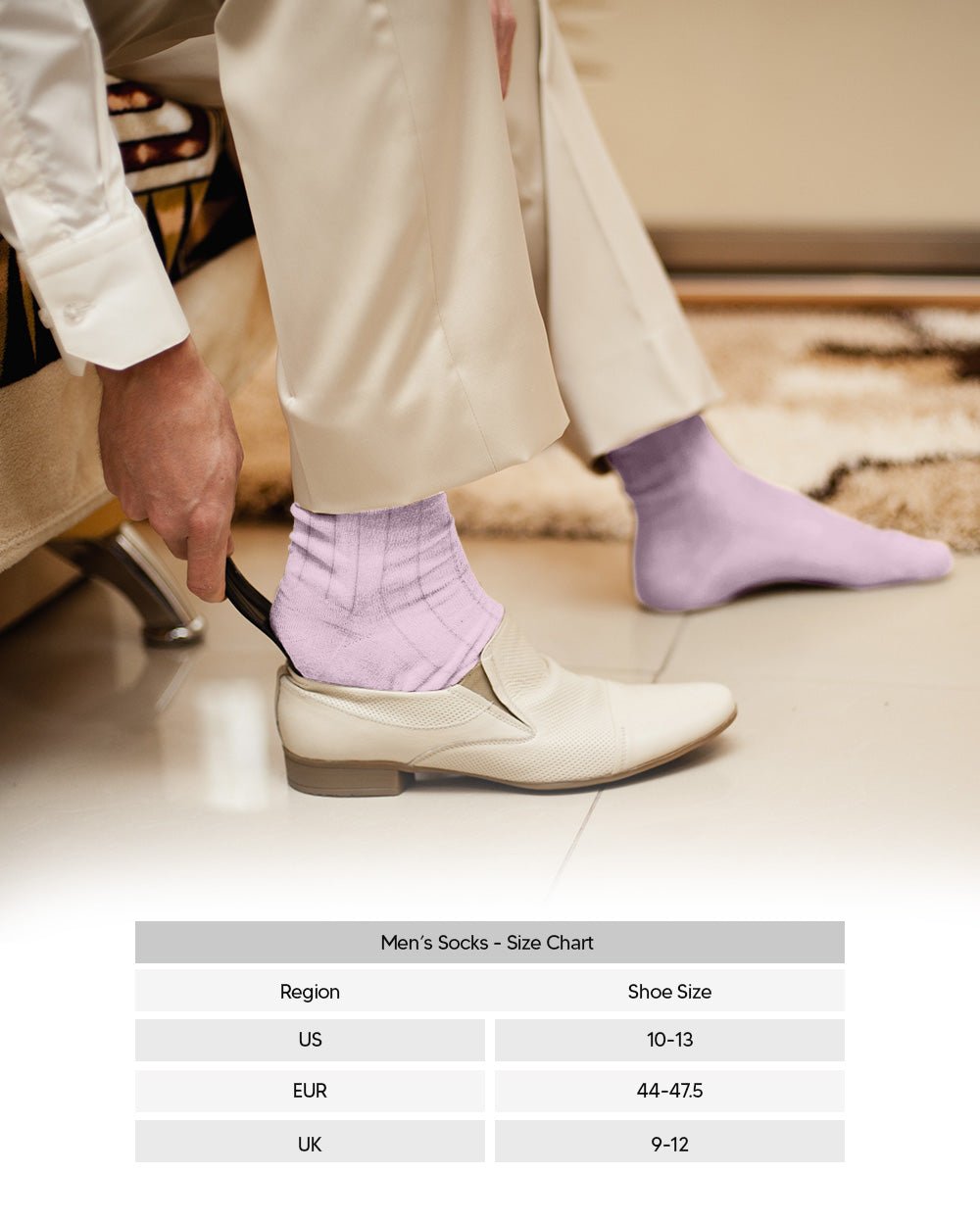 Vittorio Farina Men's Ribbed Shear Nylon Anklet Dress Socks - ank - pink - 12 - Classy Cufflinks