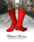 Vittorio Farina Men's Ribbed Shear Nylon Anklet Dress Socks - ank - red - 12 - Classy Cufflinks