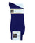 Vittorio Farina Men's Ribbed Shear Nylon Anklet Dress Socks - ank - royal - 12 - Classy Cufflinks