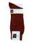 Vittorio Farina Men's Ribbed Shear Nylon Anklet Dress Socks - ank - rust - 12 - Classy Cufflinks