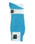 Vittorio Farina Men's Ribbed Shear Nylon Anklet Dress Socks - ank - turq - 12 - Classy Cufflinks