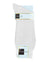 Vittorio Farina Men's Ribbed Shear Nylon Anklet Dress Socks - ank - white - 12 - Classy Cufflinks