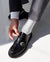 Vittorio Farina Men's Ribbed Shear Nylon Anklet Dress Socks - ank - white - 12 - Classy Cufflinks