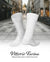 Vittorio Farina Men's Ribbed Shear Nylon Anklet Dress Socks - ank - white - 12 - Classy Cufflinks