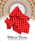 Vittorio Farina Men's Polka Dot Satin Ascot & Pocket Square - ASCOTS - PD_RED_WHITE - Classy Cufflinks