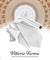 Vittorio Farina Men's Solid Satin Ascot & Pocket Square - ASCOTS - SOLID_WHITE - Classy Cufflinks