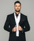 Vittorio Farina Men's Woven Pasiley Ascot & Pocket Square - ASCOTS - WP_BROWN - Classy Cufflinks