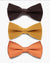 Vittorio Farina Men's Satin Bow Tie in Gift Box (Multipack) - B - SOLID - 3_FALL1 - Classy Cufflinks