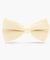 Vittorio Farina Men's Satin Bow Tie in Gift Box - basic - bow - tie - ivory - Classy Cufflinks