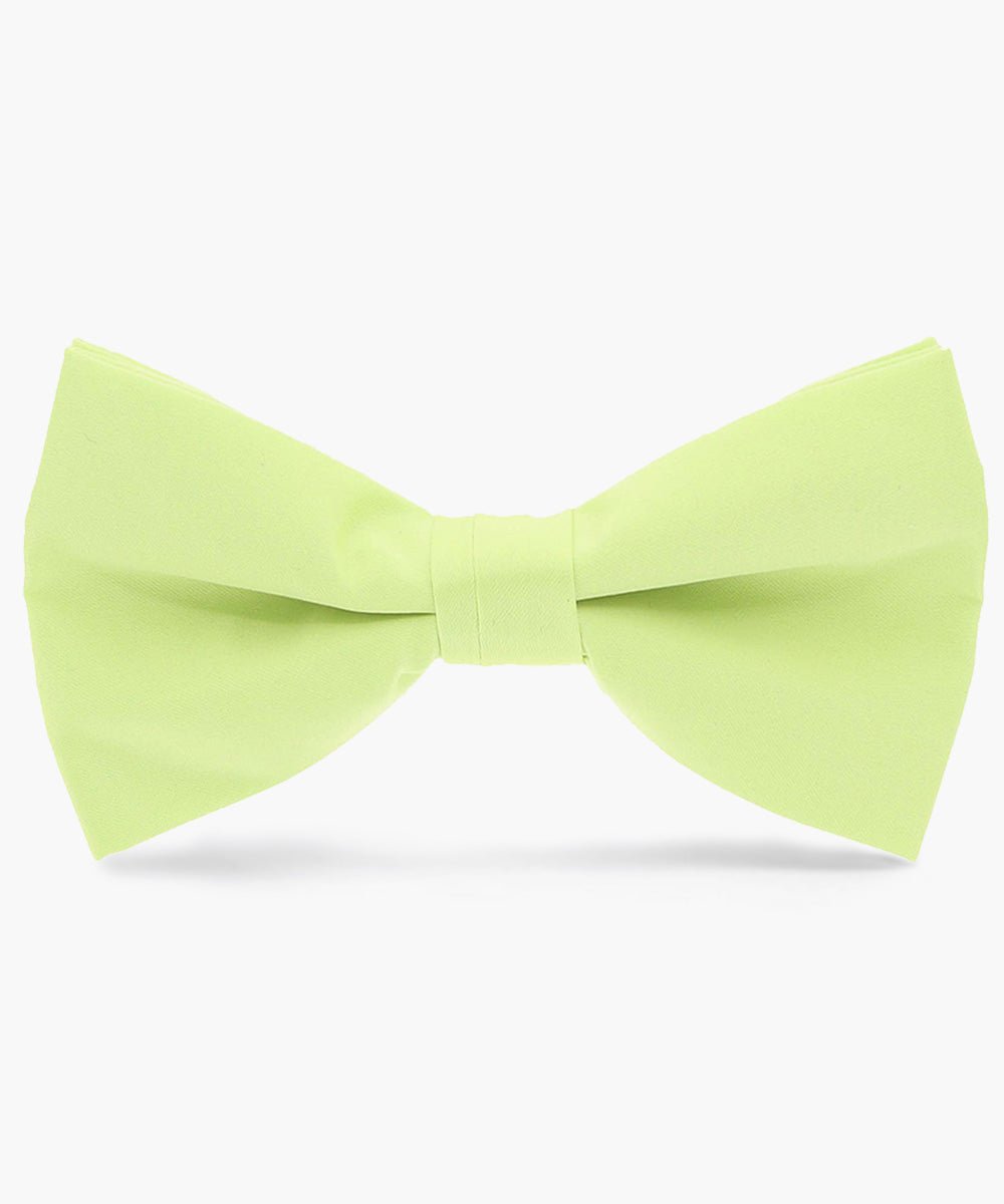 Vittorio Farina Men's Satin Bow Tie in Gift Box - basic - bow - tie - mint - Classy Cufflinks
