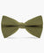 Vittorio Farina Men's Satin Bow Tie in Gift Box - basic - bow - tie - olive - Classy Cufflinks