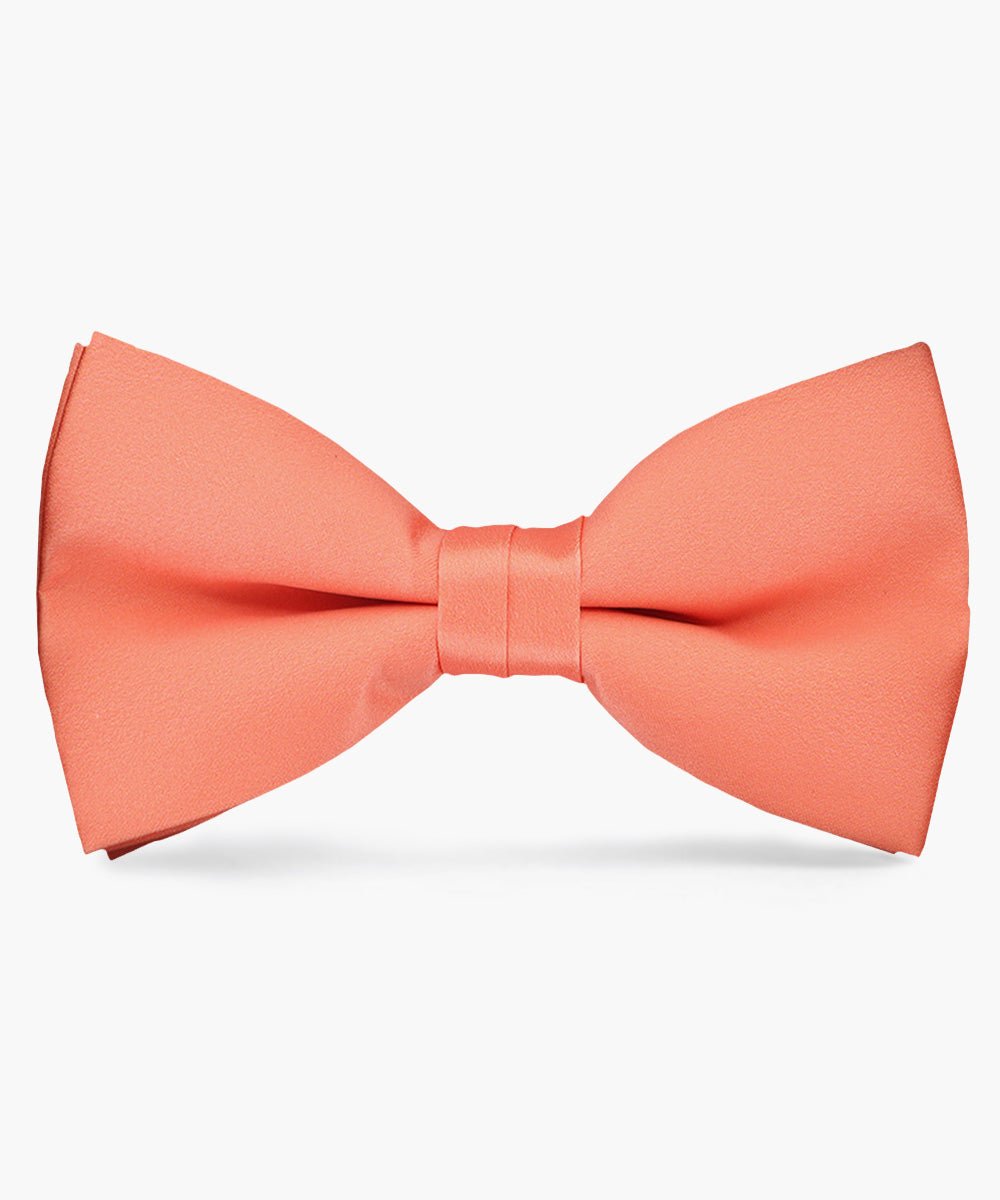 Vittorio Farina Men's Satin Bow Tie in Gift Box - basic - bow - tie - rose - gold - Classy Cufflinks