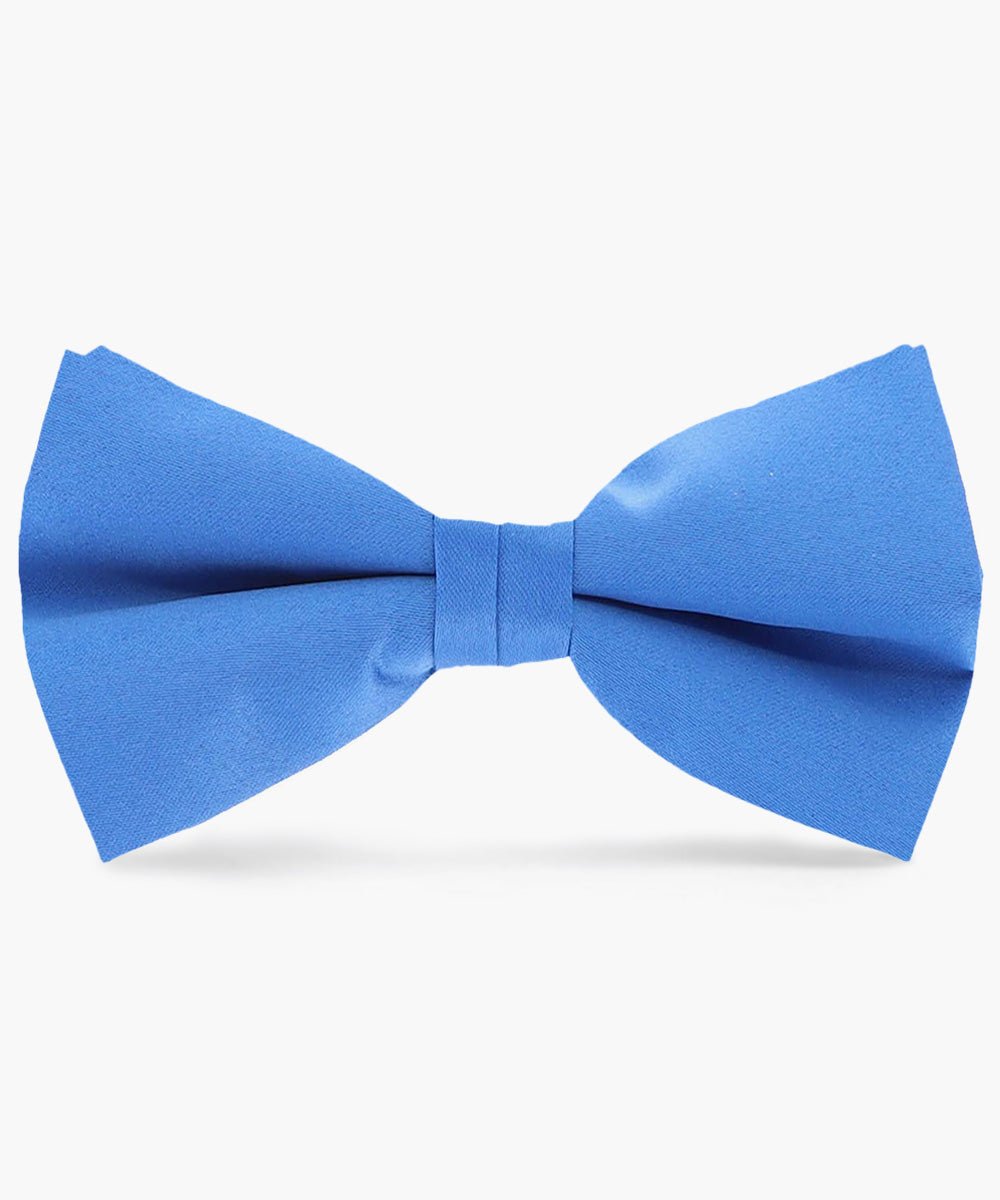 Vittorio Farina Men's Satin Bow Tie in Gift Box - basic - bow - tie - royal - Classy Cufflinks