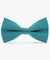 Vittorio Farina Men's Satin Bow Tie in Gift Box - basic - bow - tie - teal - Classy Cufflinks