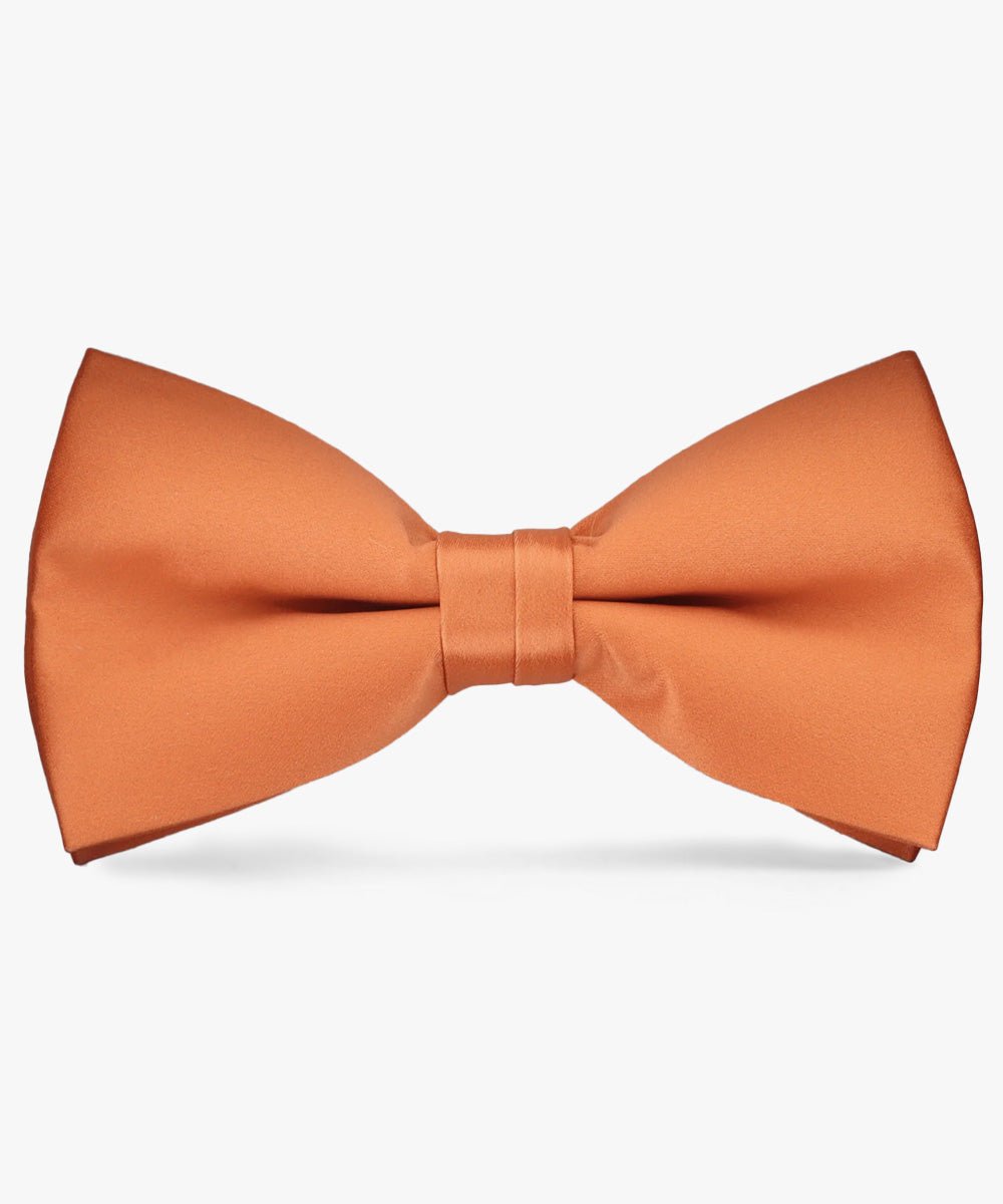 Vittorio Farina Men's Satin Bow Tie in Gift Box - basic - bow - tie - UT - orange - Classy Cufflinks