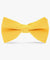 Vittorio Farina Men's Satin Bow Tie in Gift Box - basic - bow - tie - yellow - Classy Cufflinks